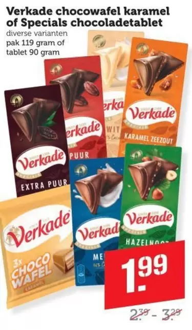 extra - chocowafel karamel of Specials chocoladetablet