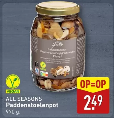 Label - Paddenstoelenpot