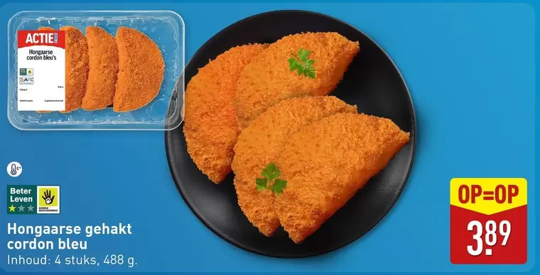 Hongaarse gehakt cordon bleu