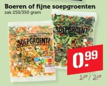 Boeren of fijne soepgroenten