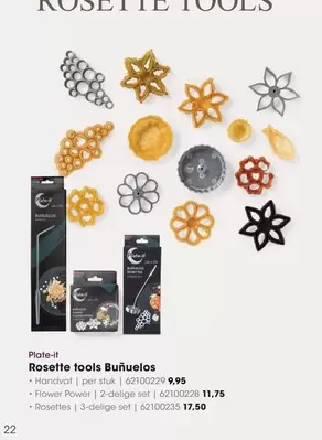 Flower - Rosette tools Buñuelos