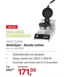 MM - Wafelijzer - Ronde wafels
