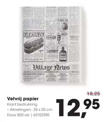 Vetvrij papier