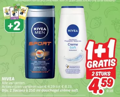 Nivea - Douchegel crème soft