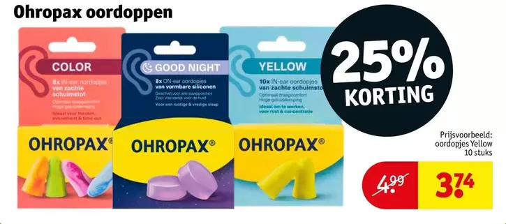 De - Oordoppen
