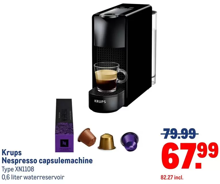 Nespresso -  capsulemachine