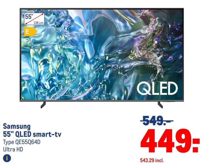 Samsung - 55" QLED smart-tv