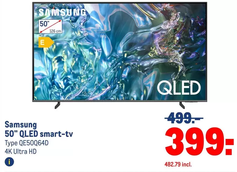 Samsung - 50" QLED smart-tv