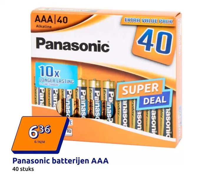 Panasonic - batterijen AAA