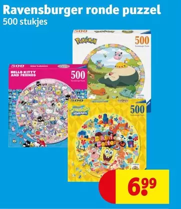 Hello Kitty - Ronde Puzzel