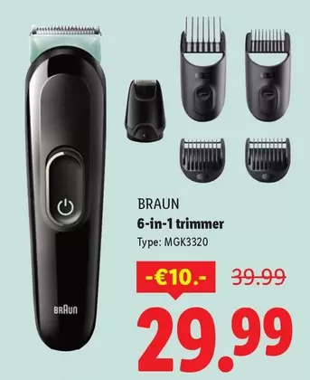 Braun - 6-in-1 trimmer