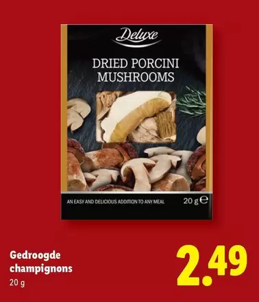 Deluxe - DRIED PORCINI MUSHROOMS