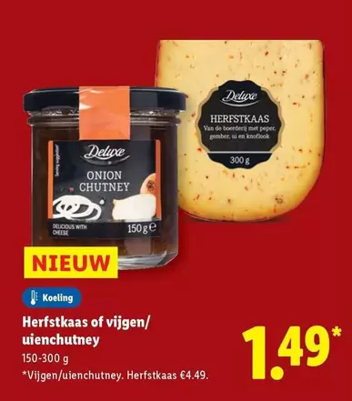 Deluxe - Herfstkaas of vijgen/uienchutney