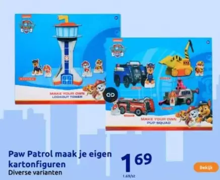 Paw Patrol - Maak Je Eigen Kartonfiguren