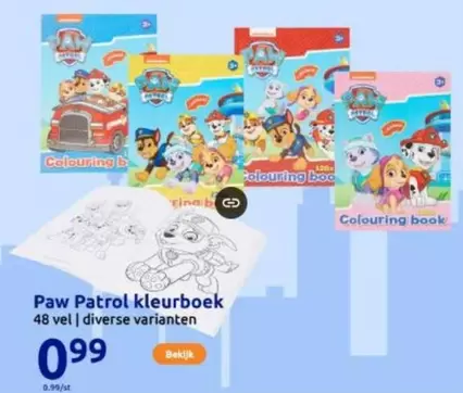 Paw Patrol -  kleurboek