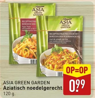 De - Aziatisch noedelgerecht