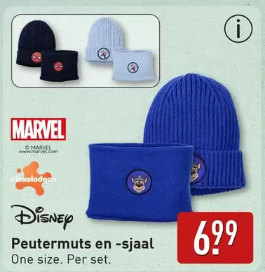 Marvel - Peutermuts en -sjaal