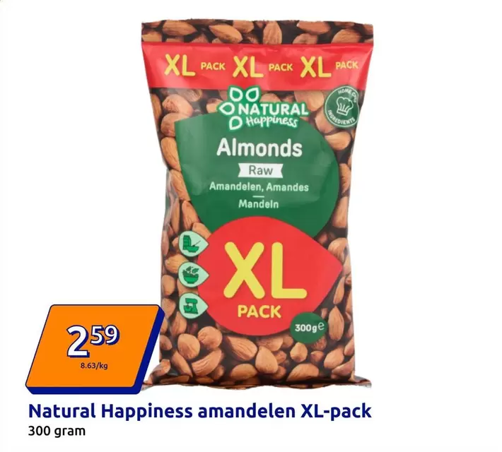 Natural - amandelen XL-pack