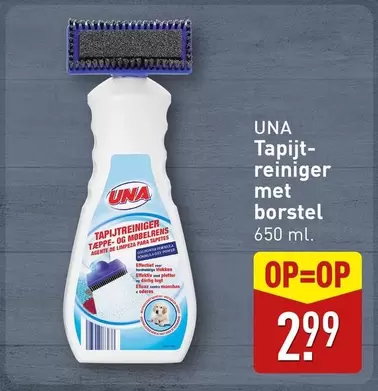 De - Tapijtreiniger met borstel