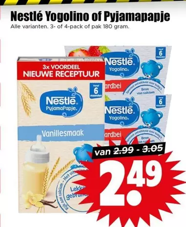 Nestlé - Yogolino of Pyjamapapje