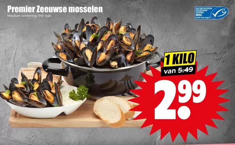 Medium - Zeeuwse mosselen