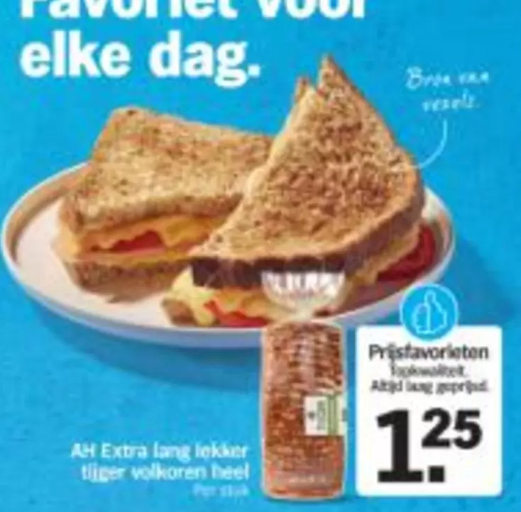 Ah - Extra lang lekker tijger volkoren heel