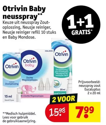 De - Baby neusspray