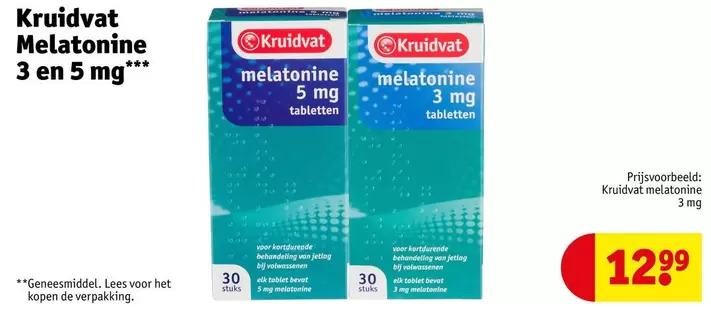 De - Melatonine 3 en 5 mg