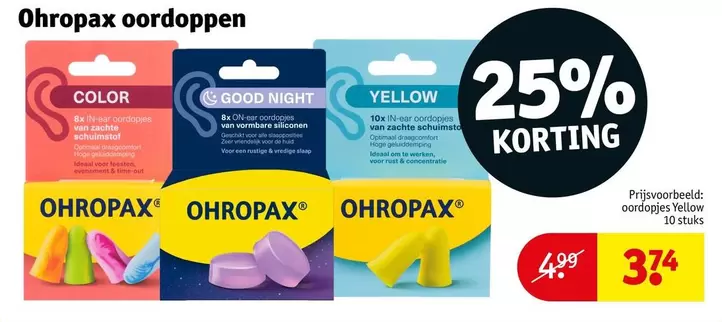 De - Oordoppen