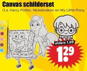 Pony - Canvas schilderset