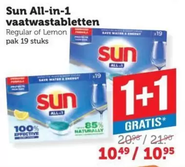Sun - All-in-1 vaatwastabletten