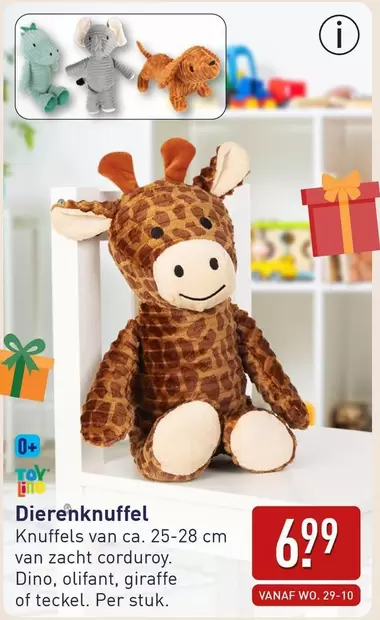 Dino - Dierenknuffel