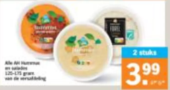 Ah - Hummus en salades