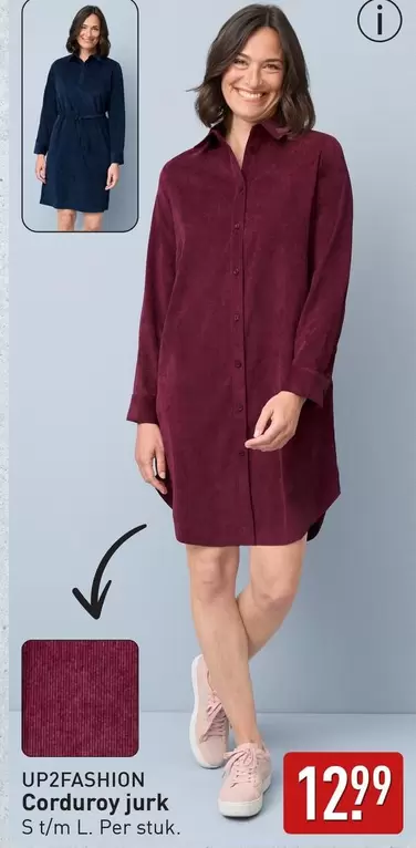 Corduroy jurk