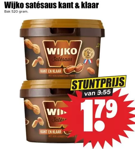 WD - satésaus kant & klaar