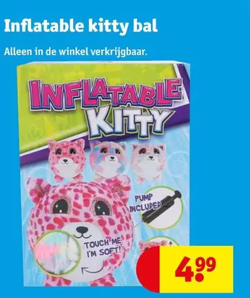 De - Inflatable kitty bal