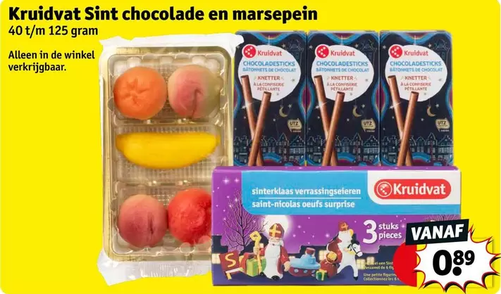 De - Sint chocolade en marsepein
