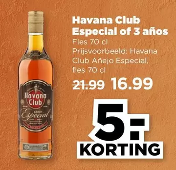 Havana Club - Especial of 3 años