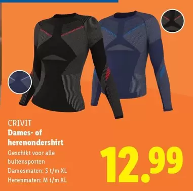 Dames- of herenondershirt
