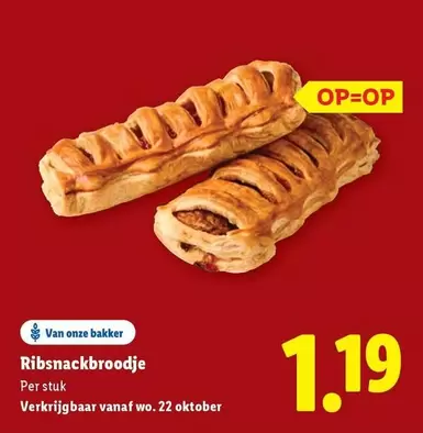 Ribsnackbroodje