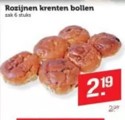 Rozijnen krenten bollen