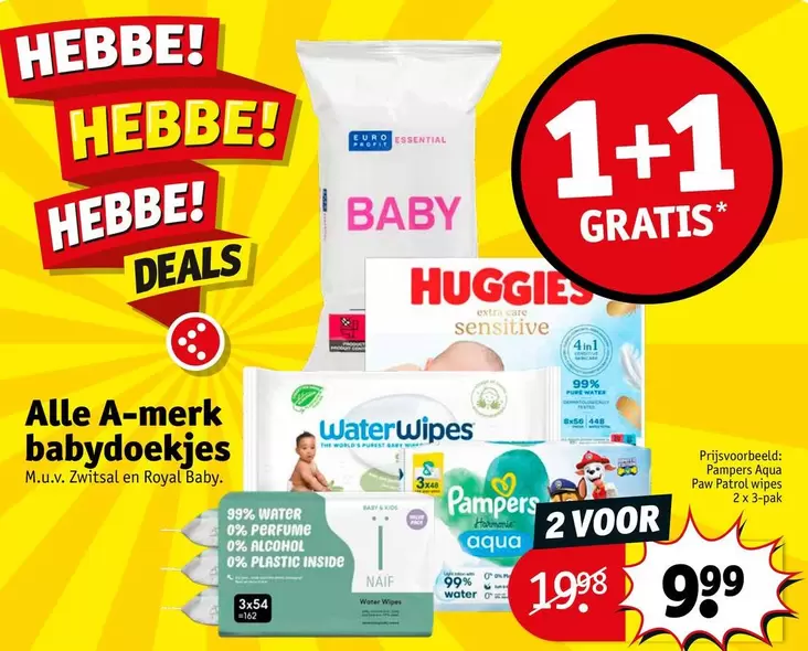 Euro - Babydoekjes