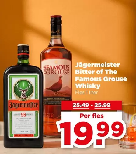 Jagermeister - Jägermeister or The Famous Grouse Whisky