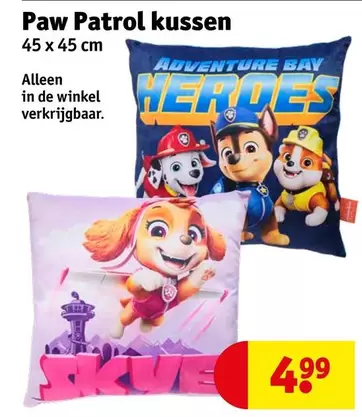 De - Paw Patrol kussen