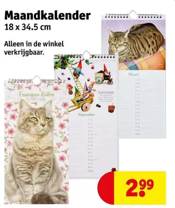 De - Maandkalender