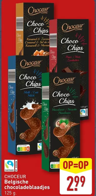 De - Belgische chocoladeblaadjes
