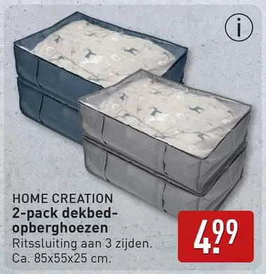 2-pack dekbed-opberghoezen