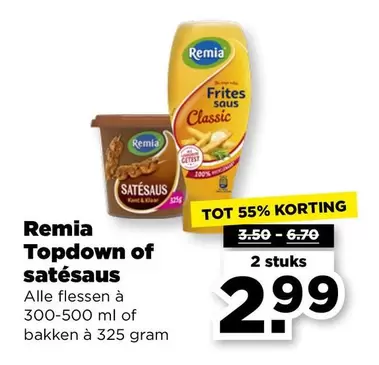 Topdown of satésaus