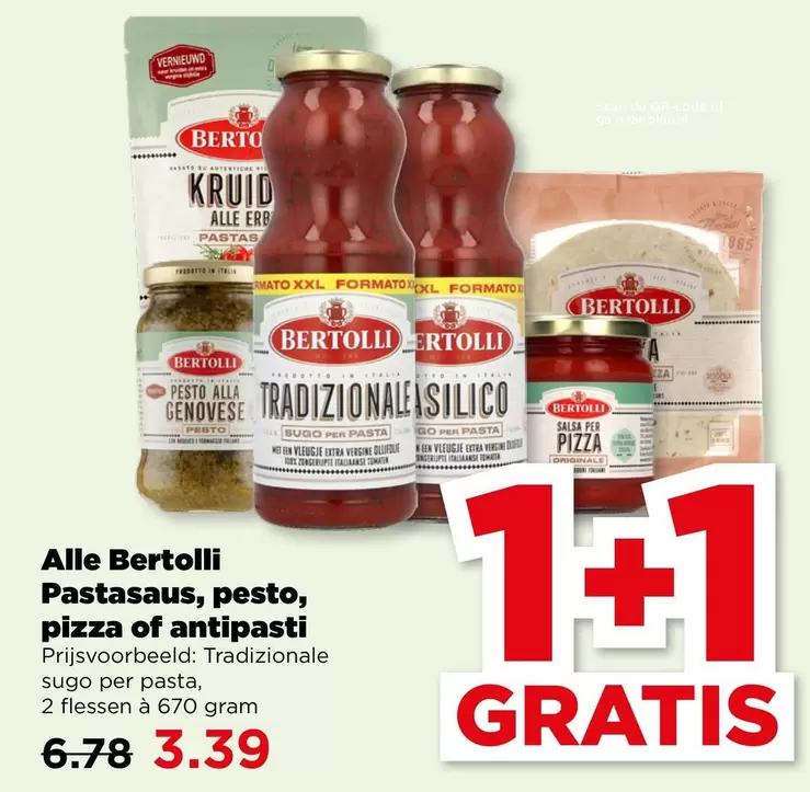 De - Pastasaus, pesto, pizza of antipasti