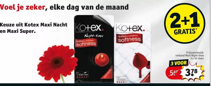 Kotex - Maxi Nacht en Maxi Super